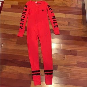 victoria secret pink onesie